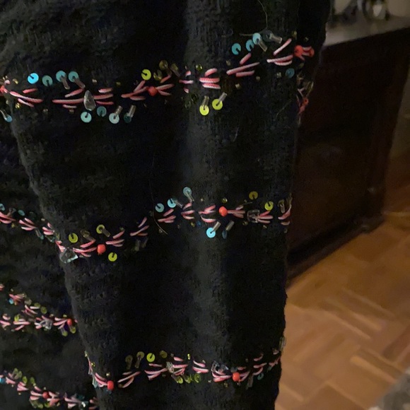 Michael Simon from Neiman’s stunning holiday open sweater w/ gorgeous sequins. - Picture 9 of 16